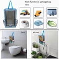 thumbnail image 2 of Hanging Breathable Plastic Grid Garbage Bag Blue, 2 of 5