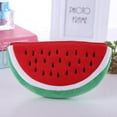 thumbnail image 6 of Large Capacity Watermelon Pencil Case Simulate Watermelon Pen Bag Plush Watermelon Pencil Storage Bag office Supplies, 6 of 7