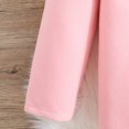 thumbnail image 2 of Gibobby Abrigos de invierno para bebés y niñasRopa de chaqueta de abrigo de lana cálida con de Color sólido de manga larga de invierno para niñas pequeña(Rosa, 11-12 Años), 2 of 5