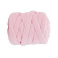 thumbnail image 2 of Hilo grueso de 0,55 libras, hilo gigante para tejer a mano, hilo tubular súper suave para manualidades y mascotas. Rosa, 2 of 9