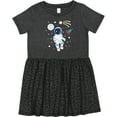 thumbnail image 3 of Inktastic Astronaut the Moon Spaceship and Shooting Star Girls Toddler Dress, 3 of 5
