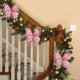 thumbnail image 4 of pstuiky Mariposas navideñas artificiales para decorar el árbol de Navidad, con clip y purpurina. Ideales para bodas, cumpleaños y fiestas., 4 of 6