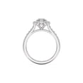 thumbnail image 3 of Earth Jewel 1.92 Ct Marquise Cut Solitaire Engagement Ring - Round Cut Halo Diamond with Prong Setting - 14K White Gold Plated Eternity Band - Perfect for Birthdays, Weddings, and Special Occasion, 3 of 3