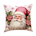 thumbnail image 3 of Fundas de almohadas,Fundas de almohadas navideñas Navidad de invierno,Funda de cojín navideña Patrón de ,Funda de almohada decorativa Decoraciones navideñas,Tiro interior para, 3 of 8