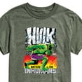 thumbnail image 3 of Marvel Hulk - Battles The Inhumans - Men's Short Sleeve Graphic T-Shirt, 3 of 5