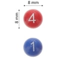 thumbnail image 4 of Miangastore 49pcs Plastic Raffle Game Balls Funny Bingo Game Balls Raffle Game Number Balls, 4 of 8