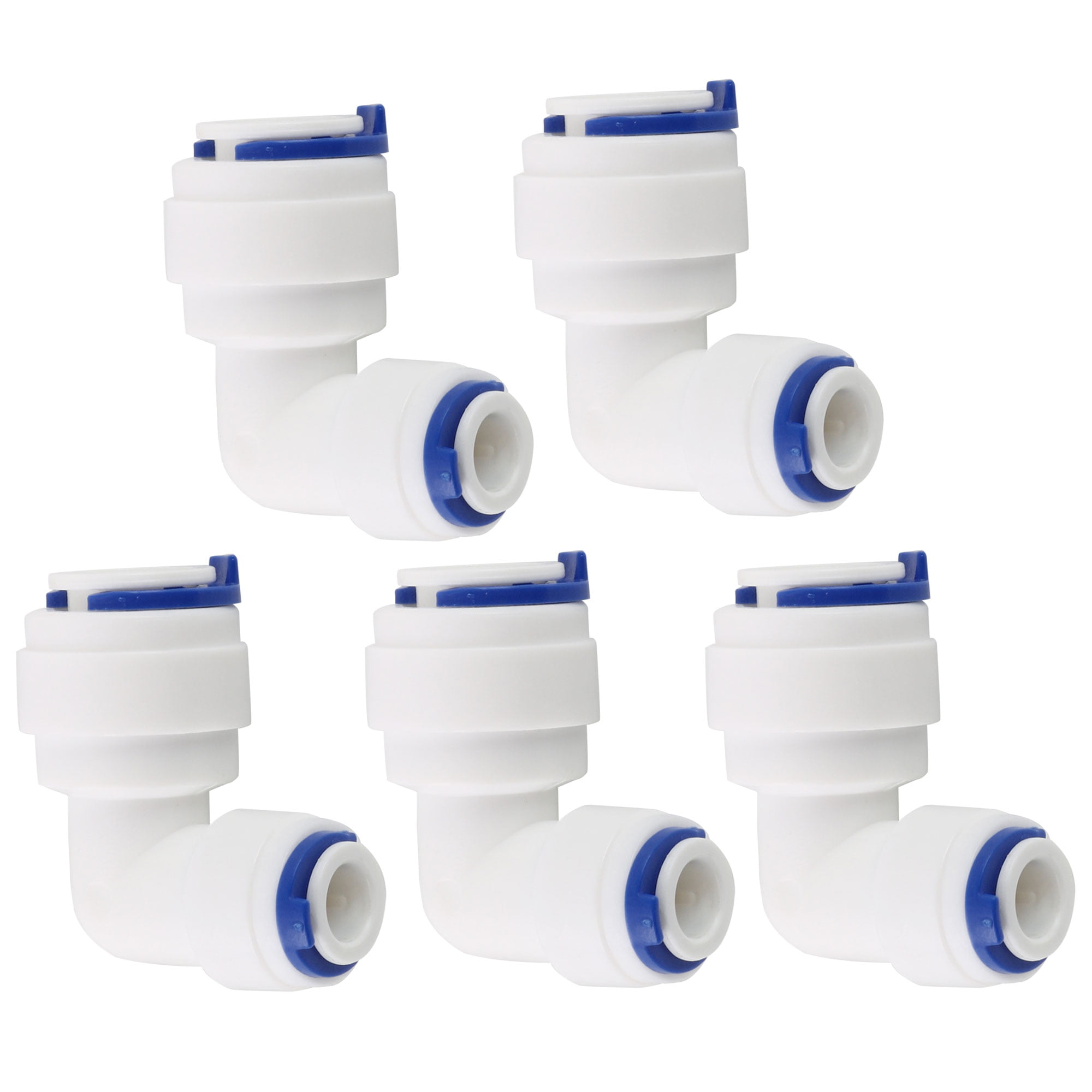5pcs Quick Connect OD Tube Ball Valve 3/8" Reverse Osmosis Systems 