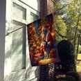thumbnail image 7 of Carolines Treasures DAC4159CHF 40 x 28 in. Unisex Siberian Husky & Santa Claus Polyester House Flag, 7 of 7
