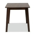 thumbnail image 4 of Baxton Studio Seneca Modern and Contemporary Dark Brown Finished Wood Dining Table, 4 of 7