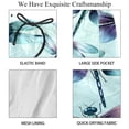 thumbnail image 4 of luoweisi Men's Beach Shorts Quick Dry Swim Trunks with Mesh Lining Dragonfly M, 4 of 5