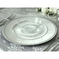 thumbnail image 5 of " OCCASIONS " 240 Plates Pack,(120 Guests) Premium Wedding Party Disposable Plastic Plates Set -120 x 10'' Dinner + 120 x 7'' Salad / Dessert (Coastal Plain Clear), 5 of 5