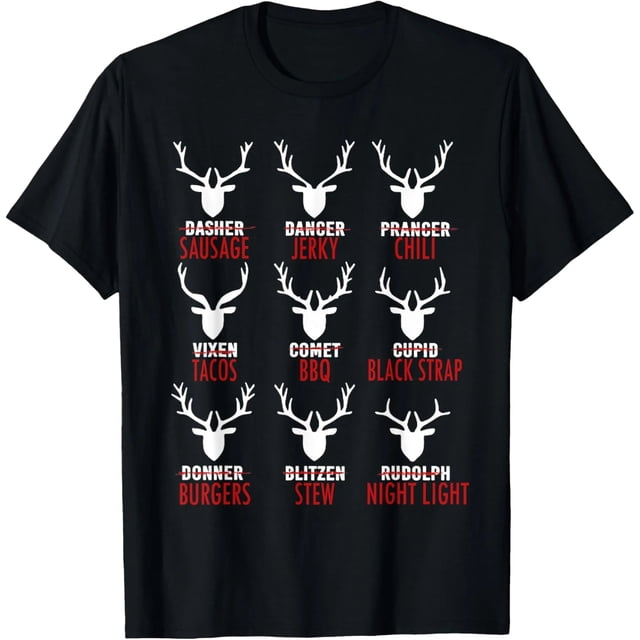 Camiseta de Mujer para Asado - Taco de Chili con Salchicha de Venado y Jerky, Talla Extra Grande S-457XL