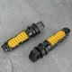 thumbnail image 5 of Reposapiés 1 Par Universal De Aluminio Reposapiés Pedal Reposapiés Amarillo, 5 of 8