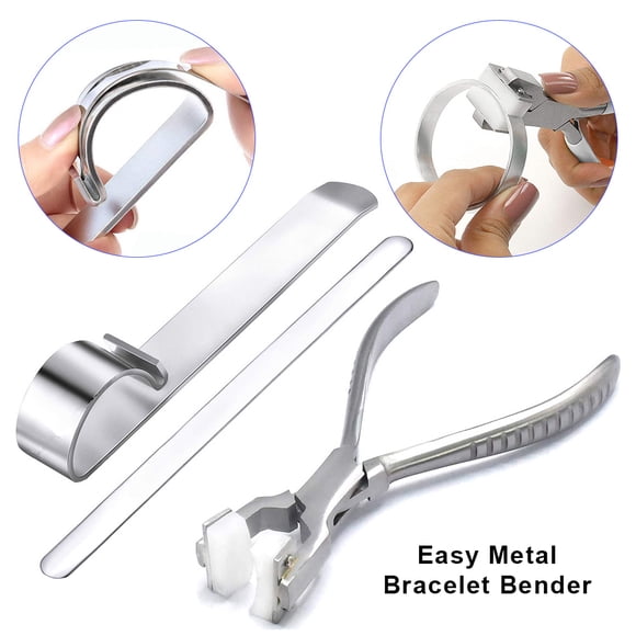 Becaristey Bracelet Bend Machine Bangle Reusable Bender Jewellery Bending Bar Tool Bend Machine