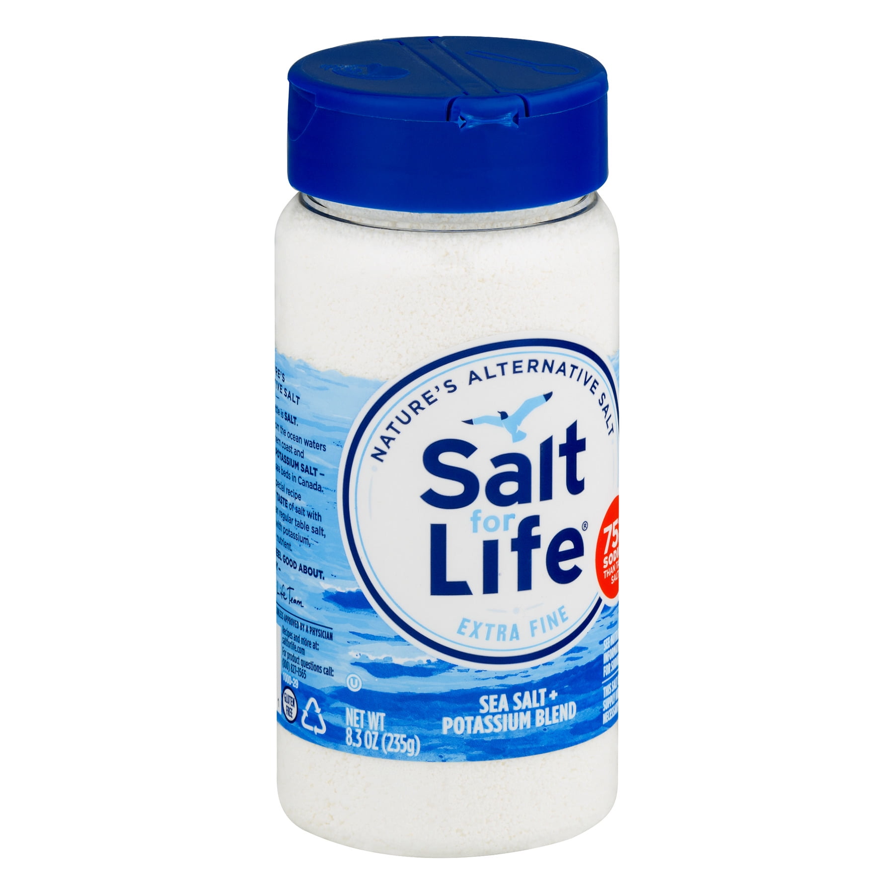 Salt For Life Salt Substitute - 10.5 oz. - Tasty Low Sodium Salt &  Potassium Salt Substitute for High Blood Pressure - The Top Salt Substitute  With