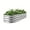 Oval, variant on 6x3x1ft Rectangle Galvanized Raised Garden Beds kit，Large-Capacity Metal Planter Garden Box Outdoor,Metal Garden Bed for Vegetables，Flower，Fruits，Steel Raised Beds for Backyard Gardening