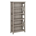 thumbnail image 1 of Bush Furniture Key West 5 Shelf Bookcase in Washed Gray, 1 of 8