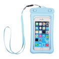thumbnail image 1 of Funda Impermeable para Teléfono Inteligente Brillar Azul para iPhone 14 Plus 14 13 Pro Max 12 11 XS XR X 8 Samsung S20 S10 S9 Huawei P30 P20 hasta 7.0, 1 of 5