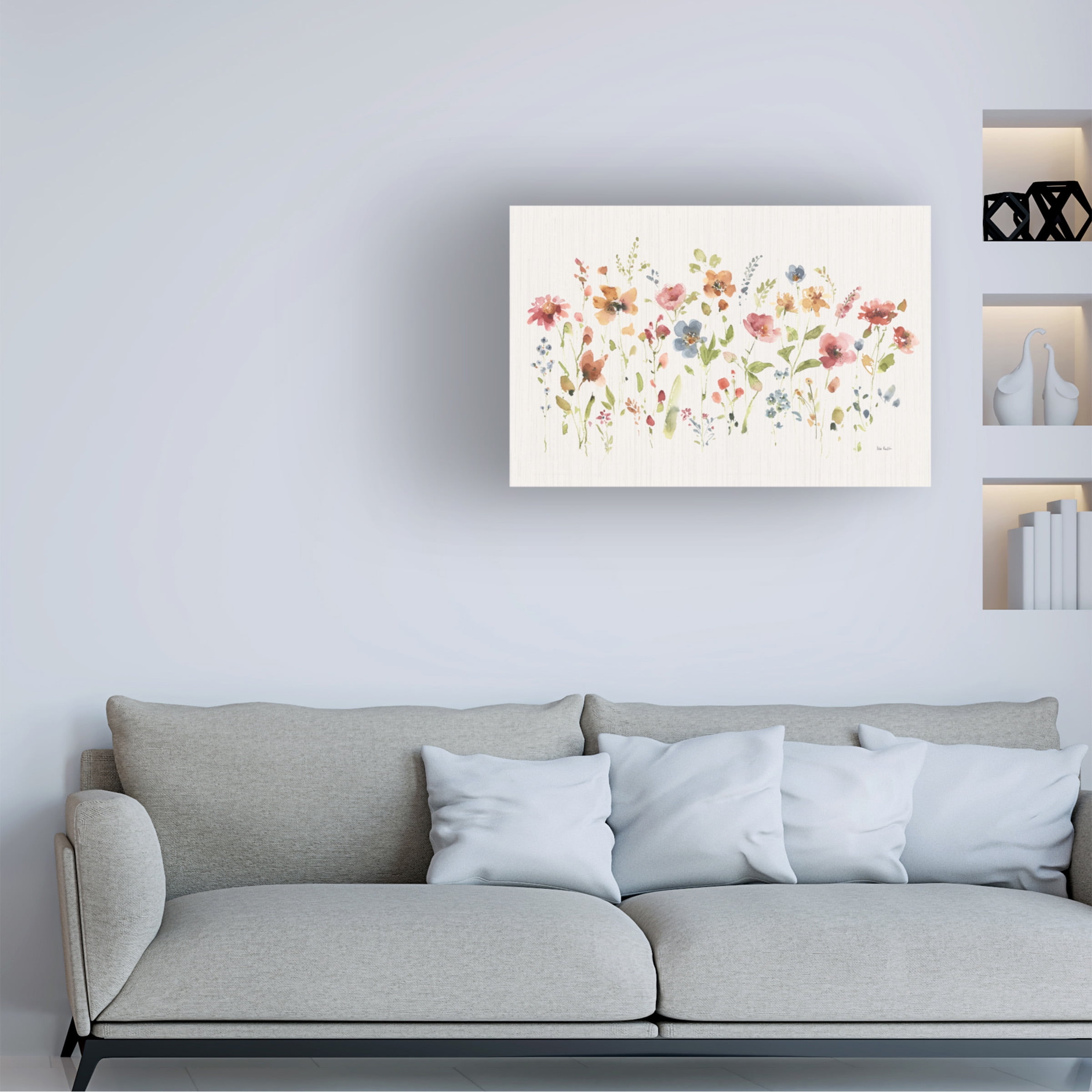Daphne Brissonnet 'Lake Sketches Pattern IA' Canvas Art
