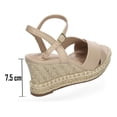 thumbnail image 4 of Sandalias Beira Rio Mujer Beige Casual Cuña 7.5cm beige 24 MX, 4 of 9