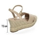 thumbnail image 4 of Sandalias Beira Rio Mujer Beige Casual Cuña 7.5cm beige 25 MX, 4 of 9