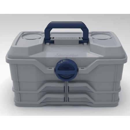 Flambeau Outdoors NextGen 4/0 Medium Fishing Tackle Box 440NGAG 14 inches Plastic Gray