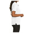 thumbnail image 3 of Mafoose Women's Comfortable Silk Touch Polo Golf Shirt Short Sleeve White 2XL, 3 of 7