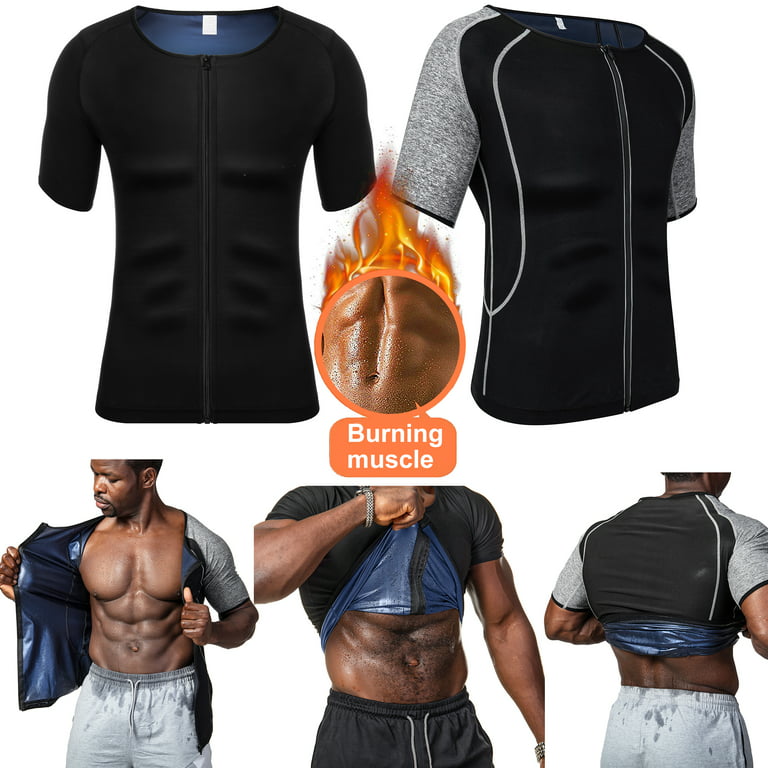 Men Neoprene Sweat Sauna Vest Body Shaper Corset Fat Burn Firm