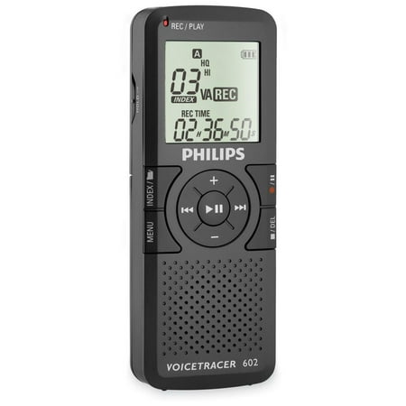 Philips 1GB Digital Voice Recorder with LCD Display, LFH0602