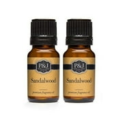 P&J Trading Sandalwood Fragrance Oil - Premium Grade Scented Oil - 10ml