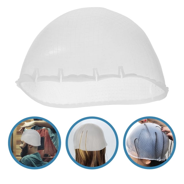 LOLIPPYY Bonnet de Coloration avec Design Trou Croisé Style Professionnel pour Femmes Lot de 1 14.2X7.9X0.8In