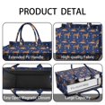 thumbnail image 4 of Large Capacity Tote Bag,Cute Boxe Handbag Fashion Luxury Tote Bag,15.7"x13"x 5.1" Inches,Laptop Compatible, 4 of 6
