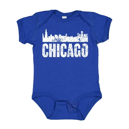 

Inktastic Chicago Skyline Grunge Gift Baby Boy or Baby Girl Bodysuit