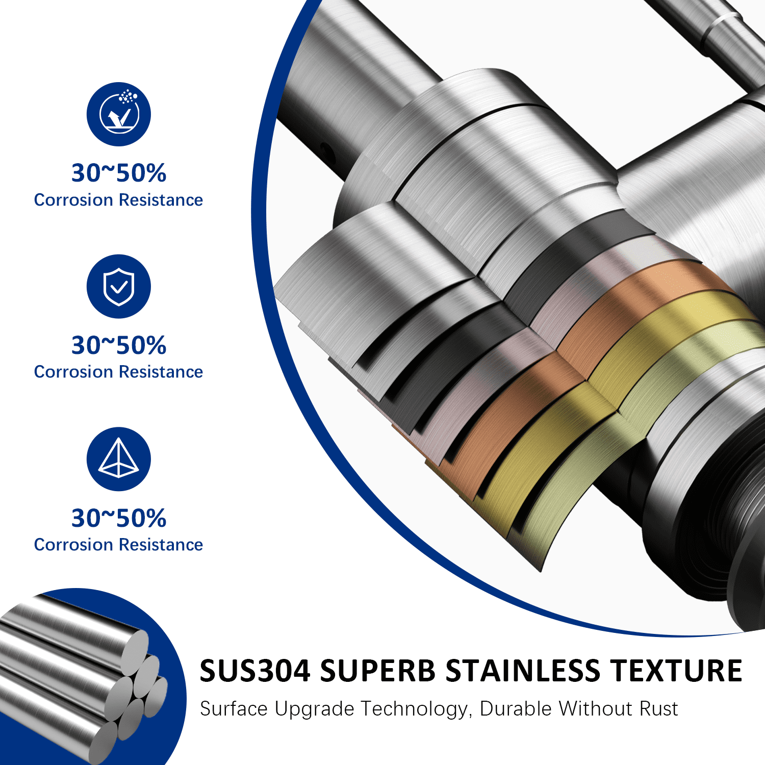 APPASO Touchless Kitchen Faucet with Pull-Down Sprayer, Kitchen Sink Faucet Touchless Brushed Nickel, Single Handle Hands-Free Motion Sensor Faucets Suitable for 1 or 3-Hole Sink, Stainless Steel