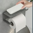 thumbnail image 1 of pstuiky Storage Shelf, Toilet Paper Freestanding Rustproof Toilet Paper with Accessories Stable Base Black Bathroom Toilet Paper Kitchen Storage Rack Final Markdown, 1 of 9