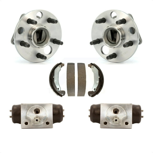 Transit Auto Rear Wheel Cylinders and Drum Shoes Hub Bearing Assembly Kit for Car 2003-2005 Pontiac Sunfire Chevrolet Cavalier Non-ABS K7D-101680