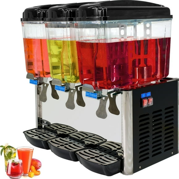 Dispensador de Aguas Frescas Gutstark 18 L Enfriador 3 Tanques