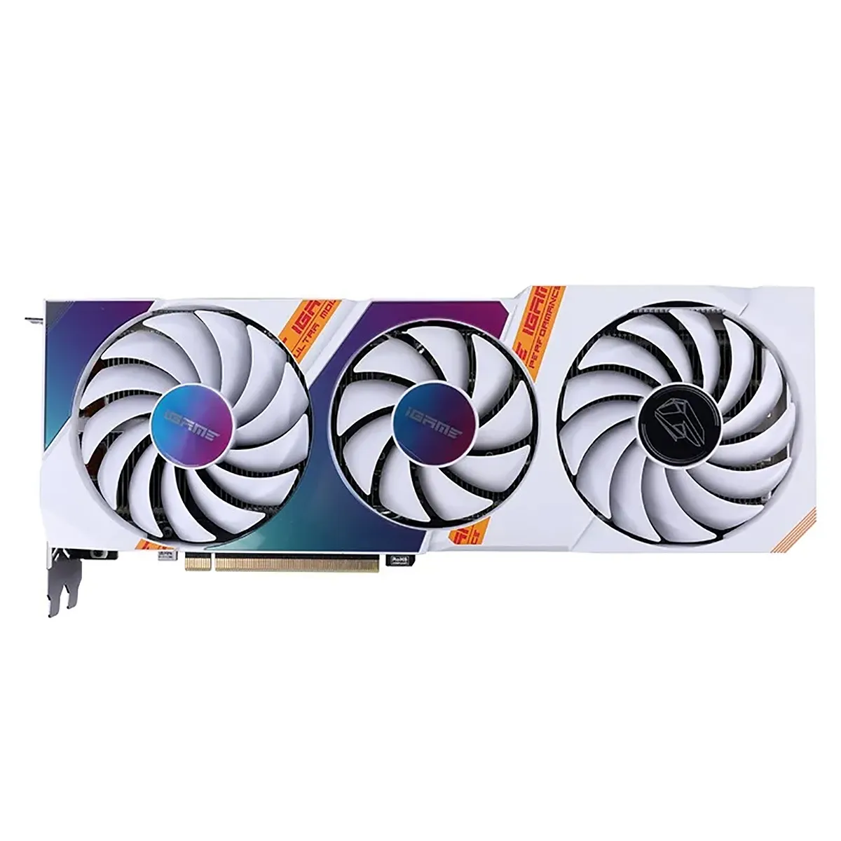 Colorful iGame RTX3080 Ultra W OC 10G LHR GDDR6X gaming computer white graphics card