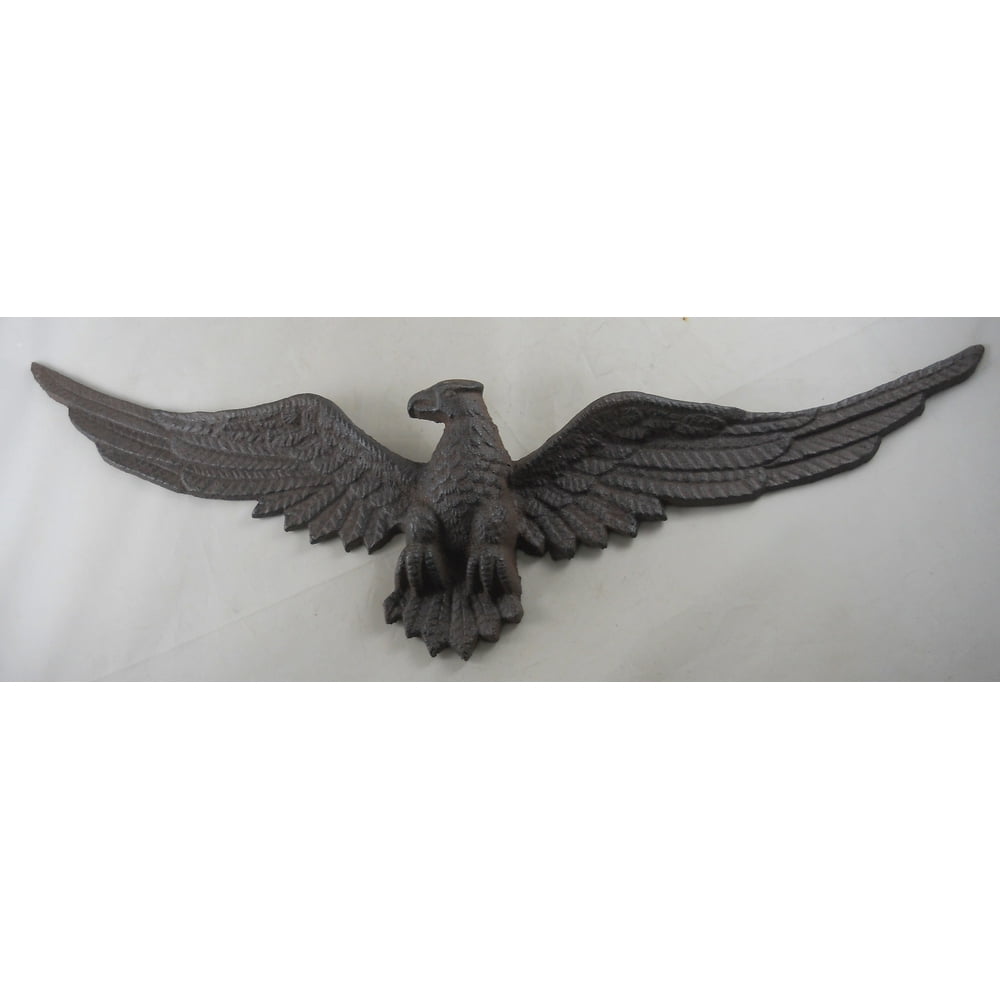 Cast Iron Eagle Garden Wall Plaque
