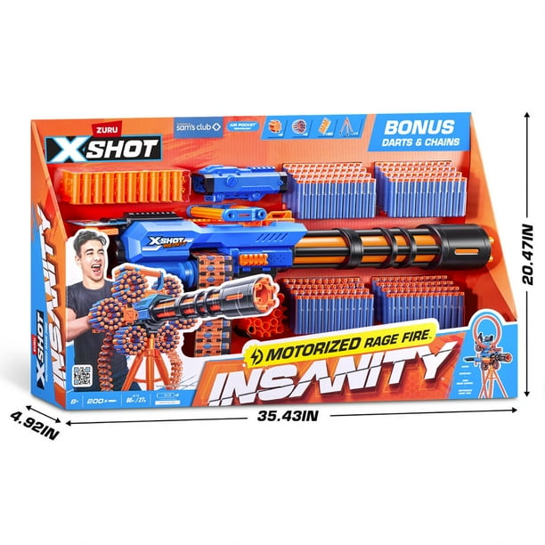 Zuru X-Shot Insanity Motorized Rage Fire Blaster - Samsclub.com