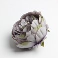 thumbnail image 4 of Cabeza de flor de peonía artificial de seda de 10x5 cm para decoración de pared, ideal para bodas, fiestas en el hogar o como fondo decorativo. gris púrpura, 4 of 9