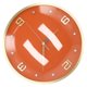 thumbnail image 5 of Reloj de pared, reloj nórdico de cobre completo, reloj redondo, decoración del hogar, rendimiento probado, 5 of 9