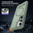 thumbnail image 5 of Decase Magnetic case for Samsung Galaxy S25+ Case,Built-in Kickstand,Compatible with Mag-Safe, Dual-Layer Protection Military Grade Protective Phone Case for Samsung Galaxy S25+,Green, 5 of 7