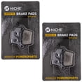 thumbnail image 1 of Niche Rear Brake Pad Set for Husqvarna FE350 Organic Motorcycle 2 Pack 519-KPA2492D, 1 of 5