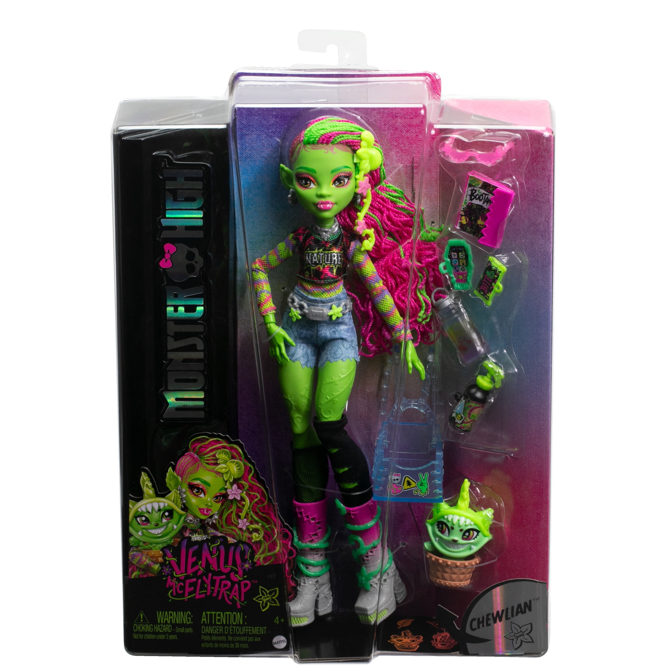 Monster High Venus McFlytrap Fashion Doll with Pet Brazil | Ubuy