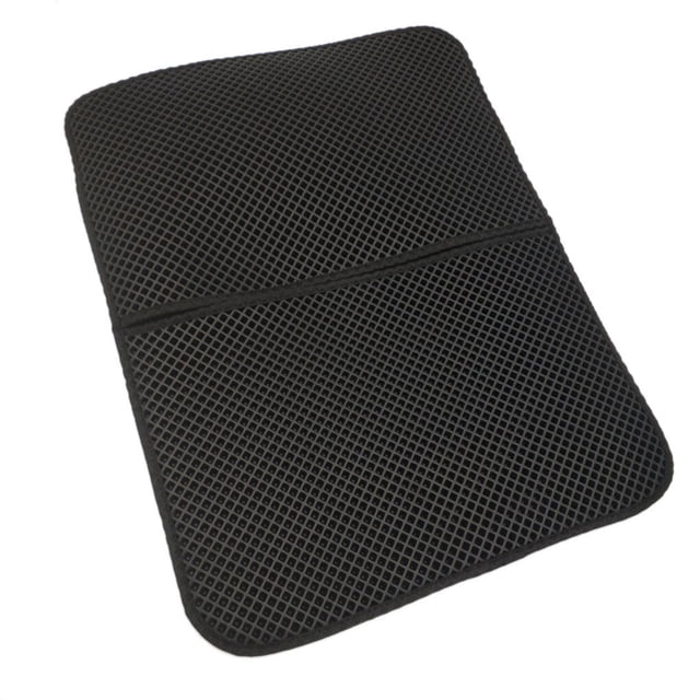 Pet Litter Trapping Mat Honeycomb Double Layer Waterproof Urine Proof Scatter Control Pets Pad