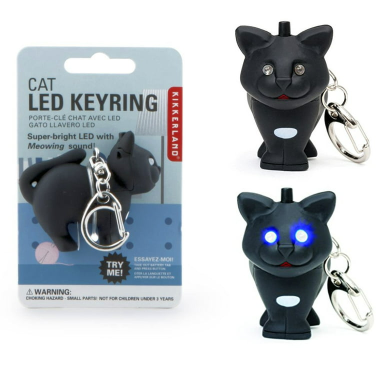 Black Cat Scratch Key Chain