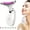 White, variant on 7 Color LED Vibration Neck & Face Massager, USB Rechargeable Portable Skin Care Massage Tool for Women, Premium Beauty Comfort Gift