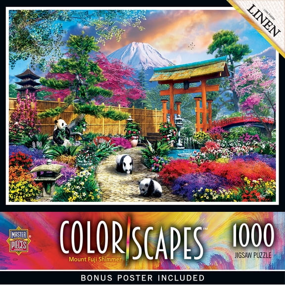 MasterPieces 1000 Piece Jigsaw Puzzle - Mount Fuji Shimmer - 19.25"x26.75"