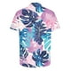 thumbnail image 4 of Camisas de Manga Larga para Hombres Moda Casual Floral Estampado Hawaiano Solapa Botón Superior, Ligero para Primavera Verano, 4 of 8
